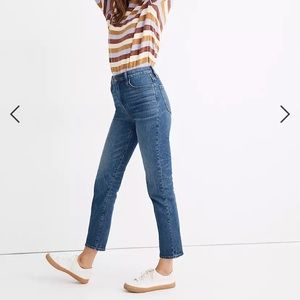 NWT MADEWELL Petite Classic Straight Jeans